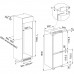 Встраиваемый холодильник FCB 360 NF NE F Белый