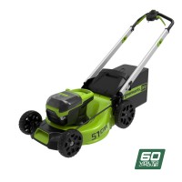 Аккумуляторная газонокосилка GreenWorks GD60LM51SP 2514307