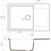 Кухонная мойка OMOIKIRI Daisen 78-LB-BE (арт.4993686)