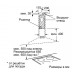 Вытяжка каминная Bosch DWW063462