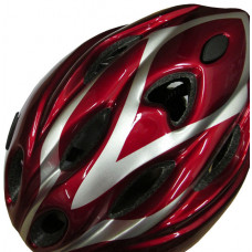 Шлем защитный Stels MV-11 серый/красный (600043)