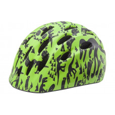 Шлем защитный NovaSport HB10 черный/зеленый