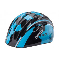 Шлем защитный NovaSport HB10 черный/голубой