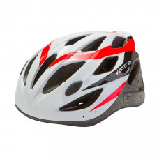 Шлем защитный NovaSport MV-23 белый/красный (600026)