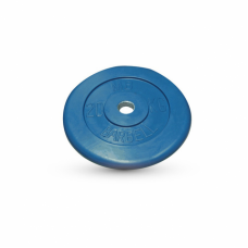 Диск обрезиненный MB Barbell d 31 мм цветной 20,0 кг (синий)