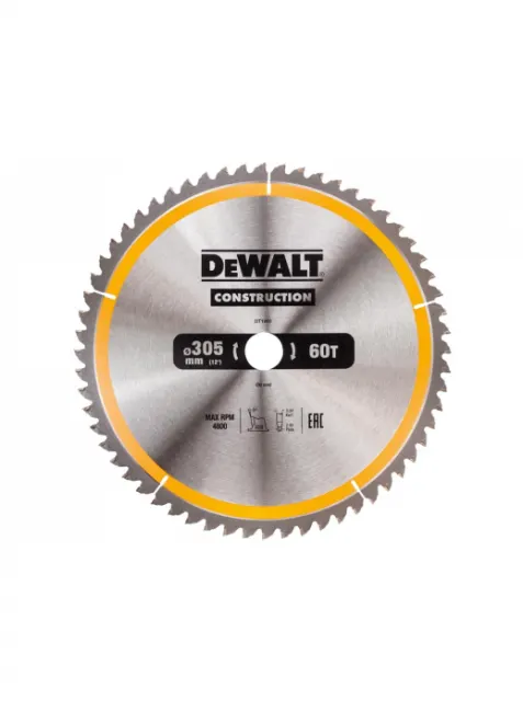 Пильный диск DeWalt Construction 305х30 мм 60ATB DT1960-QZ