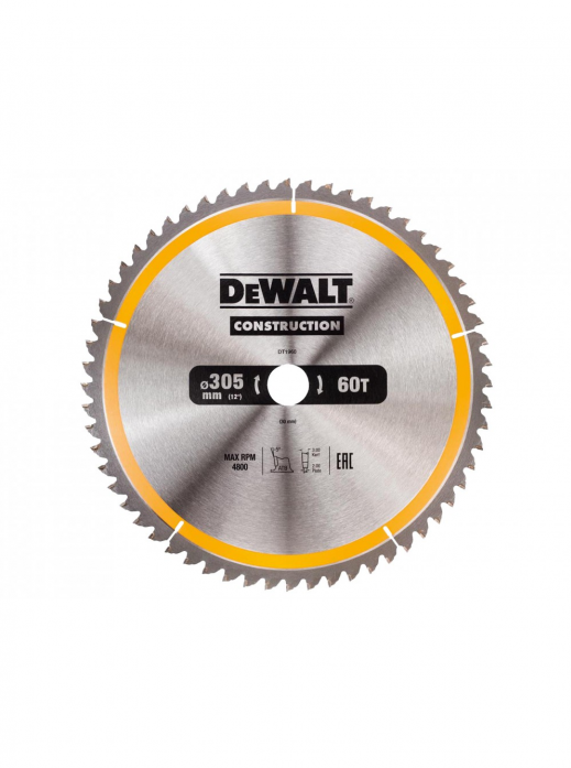 Пильный диск DeWalt Construction 305х30 мм 60ATB DT1960-QZ