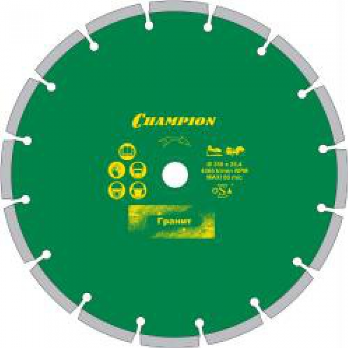 Диск алмазный Champion PRO 400/25,4/10 Laser Granite