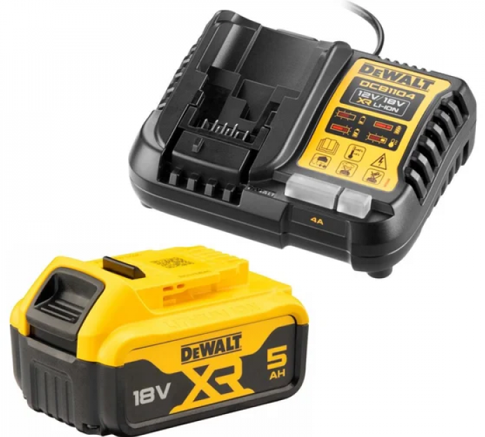 Набор аккумуляторов и зарядное утстройство DeWalt DCB1104P1