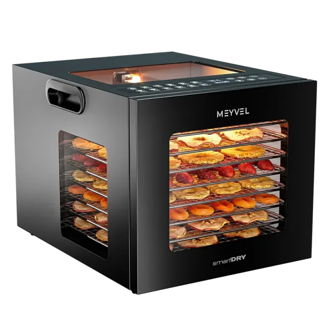 Сушилка для овощей и фруктов Meyvel MDH8-1S (Black)
