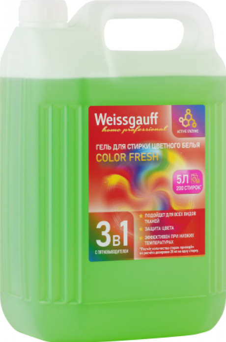 Гель для стирки Weissgauff Color Fresh 5 л 440295