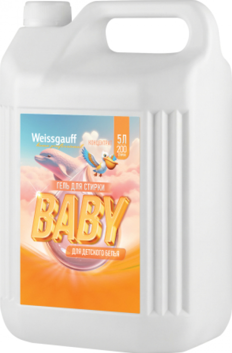 Гель для стирки детского белья Weissgauff Baby, 5 л 442894