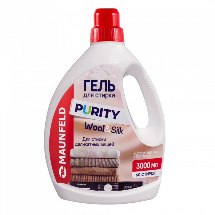 Гель для стирки Maunfeld Purity Wool&Silk 3000мл MWL3000PD