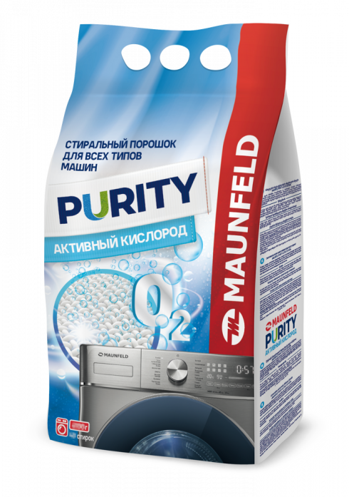 Стиральный порошок Maunfeld Purity Активный кислород Automat 9000г MWP9000SO