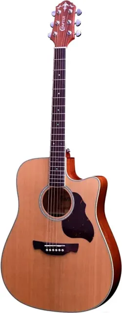 Электроакустическая гитара Crafter DE-7/NC с чехлом
