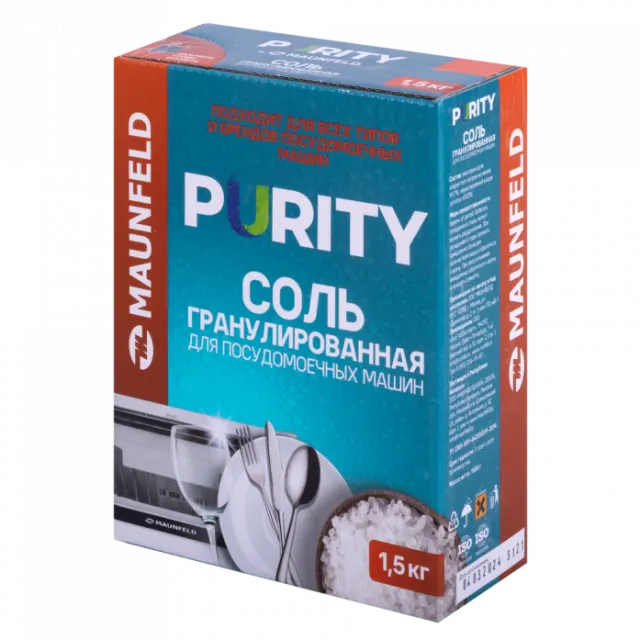 Соль для посудомоечных машин Maunfeld Purity MDS1500G (1500 г)
