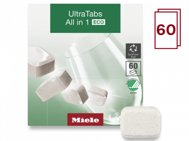 Таблетки для ПМM Miele Ultra Tabs All in 1 ECO 60шт 11884150