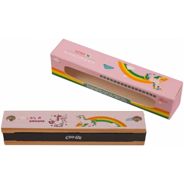 Губная гармоника Bee DF16W pink