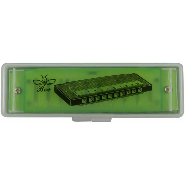 Губная гармоника Bee DF10A-3 green
