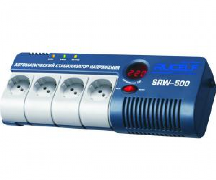 Стабилизатор напряжения релейный RUCELF SRW-500-D