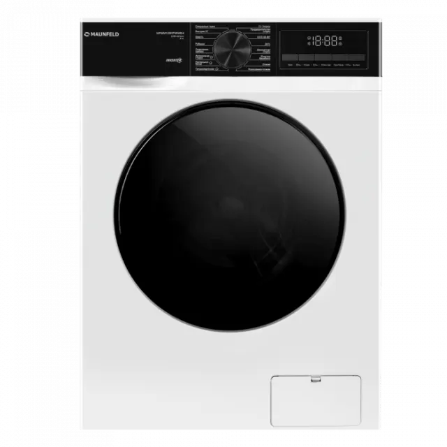 Стиральная машина с инвертором и паром Maunfeld MFWM128ISTWH054