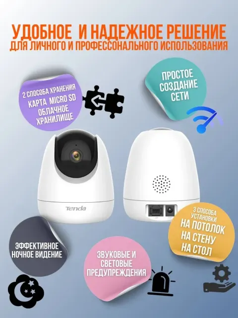 Камера видеонаблюдения Tenda CP7