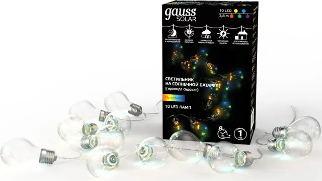 Гирлянда Gauss Solar GS035