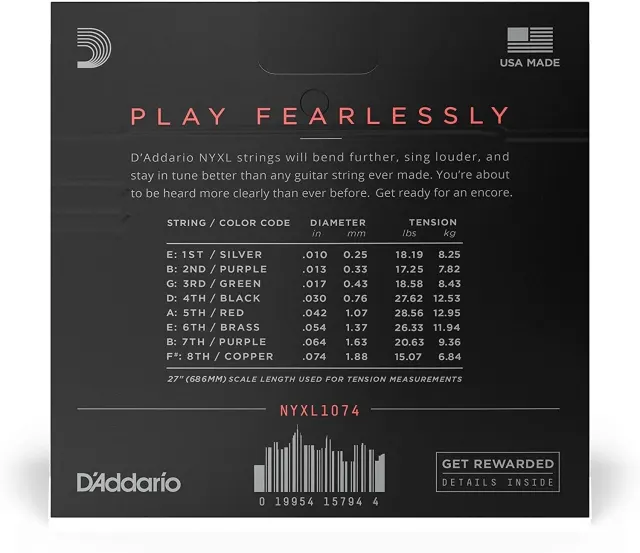 Струны D'Addario NYXL1074