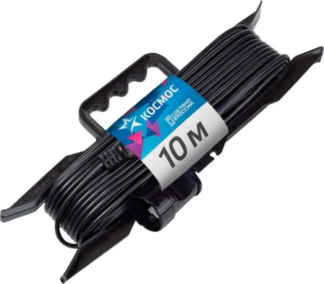 Удлинитель силовой Космос YPKSM10M-1G(6A)