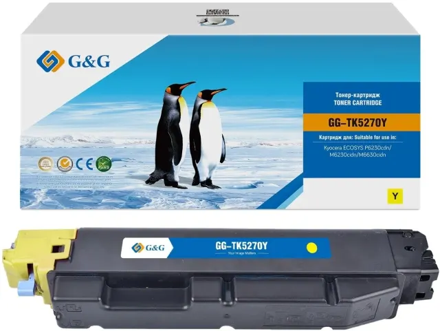 Картридж лазерный G&G GG-TK-5270Y