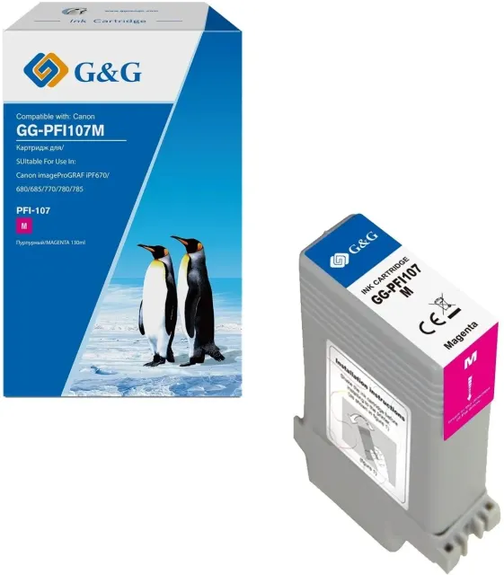 Картридж струйный G&G GG-PFI107M