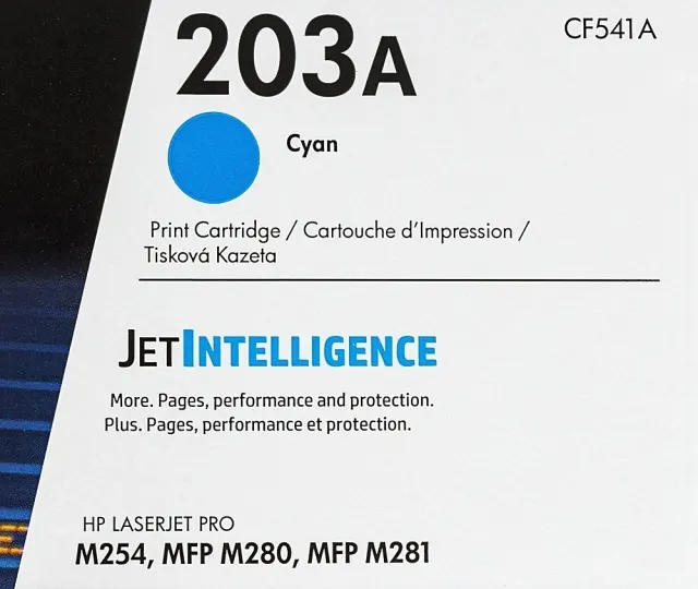 Картридж HP 203A (CF541A)