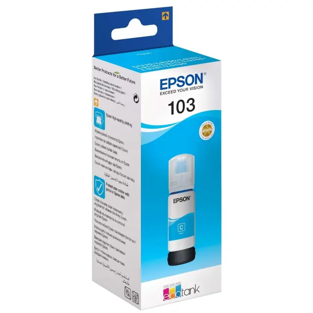 Чернила Epson 103C (C13T00S24A)