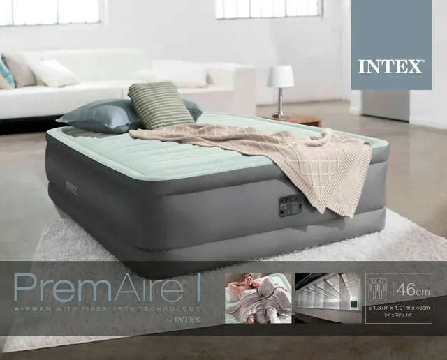 Надувная кровать Intex PremAire Elevated Airbed 64904