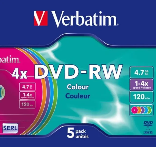 Диск DVD-RW Verbatim 4.7GB 43563