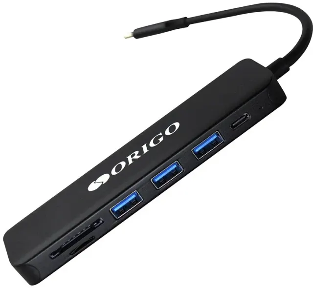 Разветвитель USB 3.0 Origo OU3340PD/B1