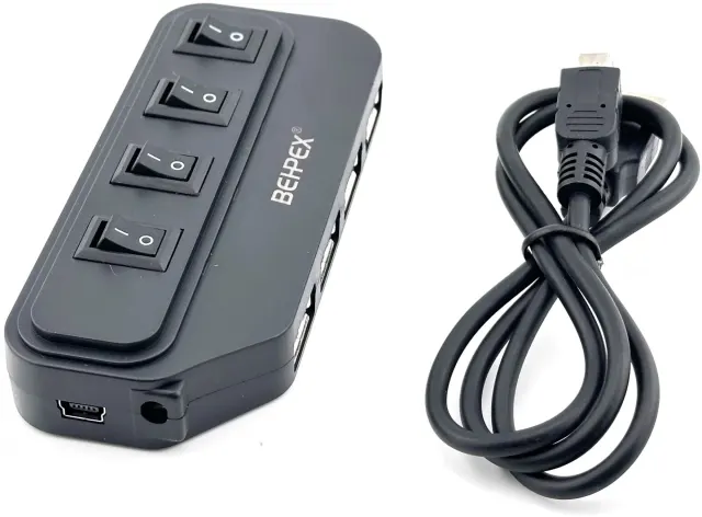 Разветвитель USB 2.0 Noname BPH-1907