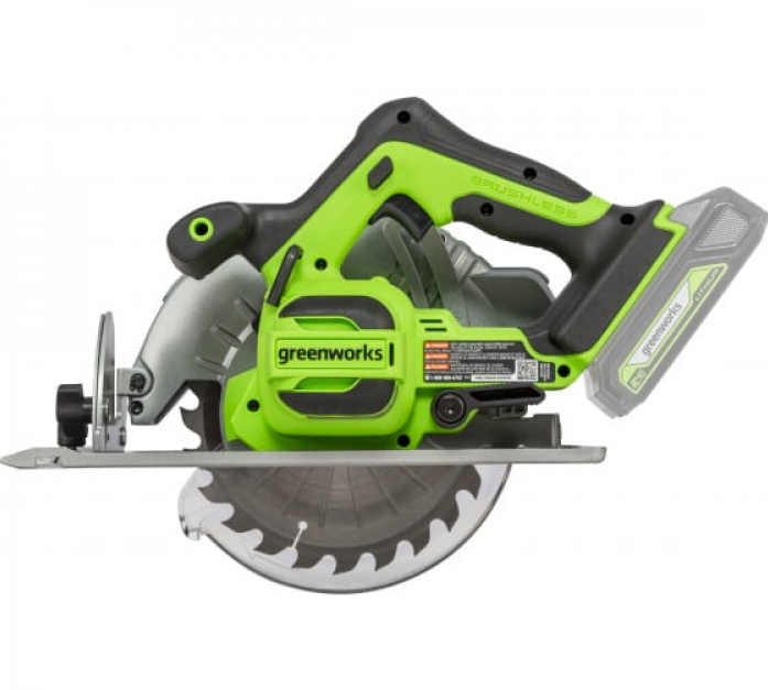 Пила циркулярная GreenWorks GD24CS 1500907