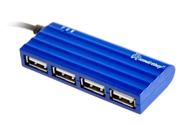 Концентратор Smartbuy SBHA-6810-B 4 порта синий