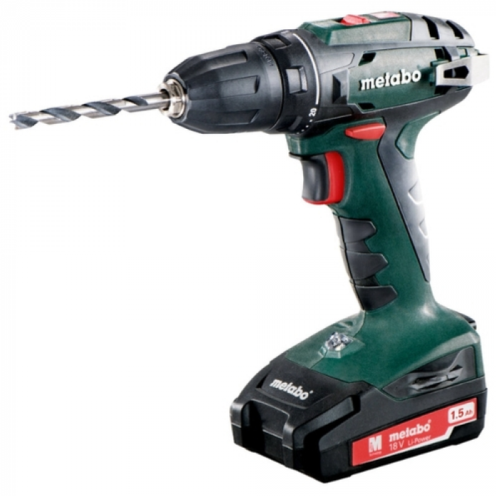 Аккумуляторный винтоверт METABO BS 18 2*1,5 АЧ 602207550 602207550