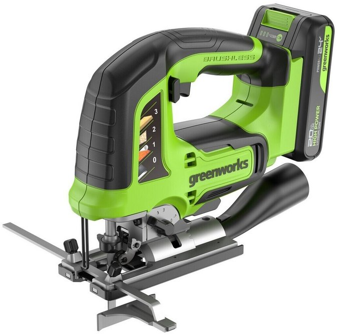 Лобзик аккумуляторный GreenWorks GD24JS120 3601407CUA