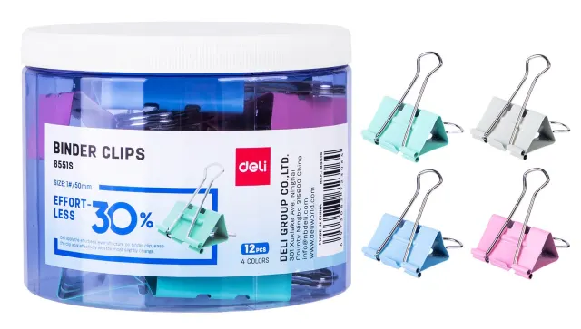 Зажимы Deli E8552S