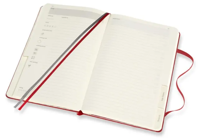 Блокнот Moleskine Passion Recipe Large (PASRECP) красный