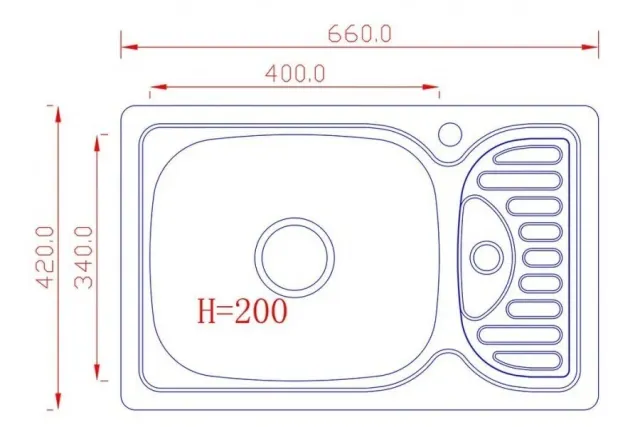 Кухонная мойка Matteo 305A Allievo
