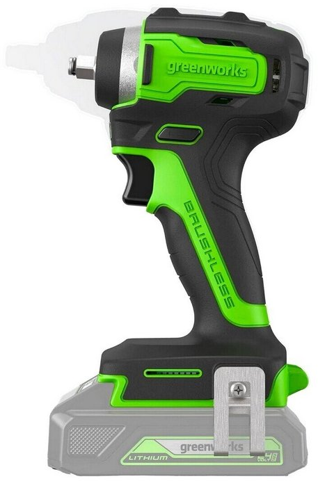 Гайковерт ударный GreenWorks G24IW200 3803607CUA