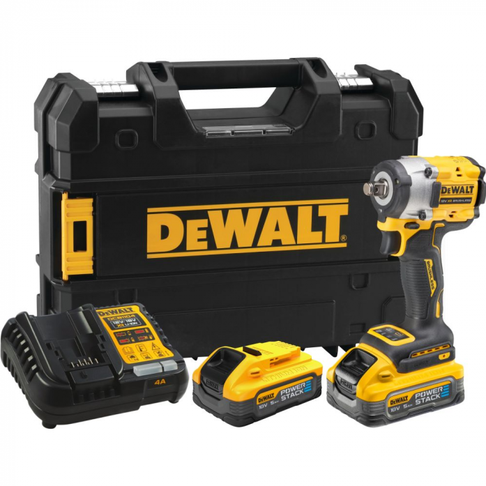 Аккумуляторный гайковерт DeWalt DCF921H2T-QW