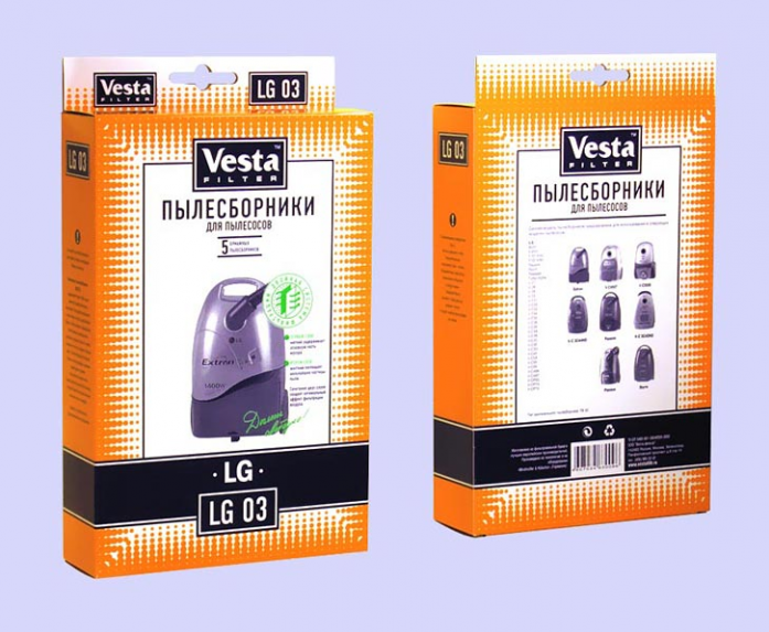 Для пылесоса VESTA FILTER LG03