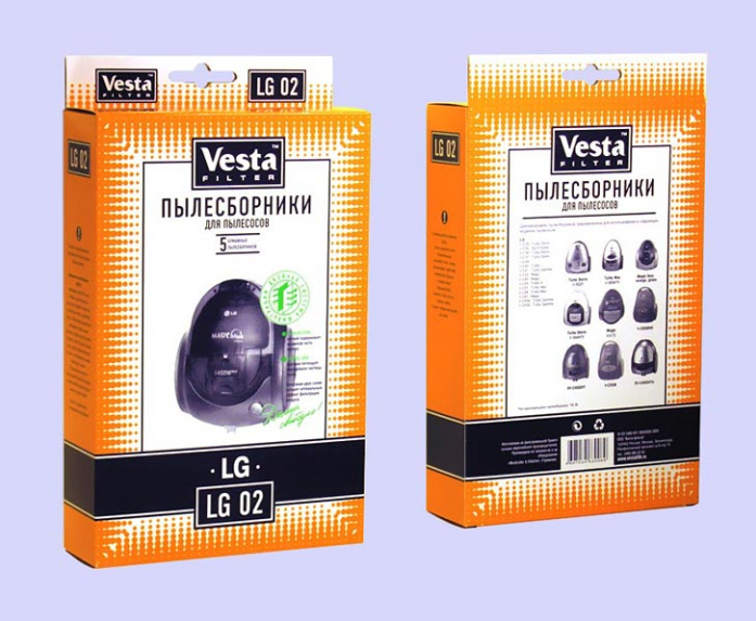 Для пылесоса VESTA FILTER LG02