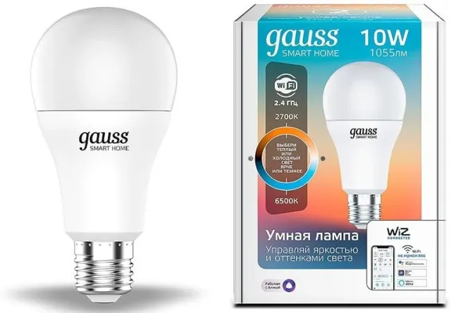 Умная лампочка Gauss 1080112