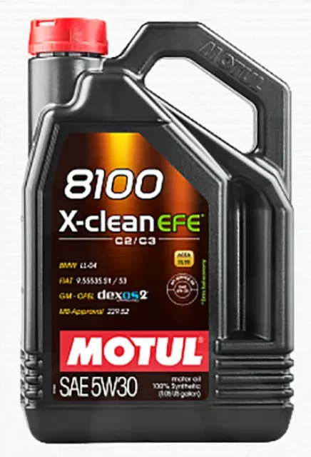 Масло моторное синтетическое MOTUL 8100 X-clean EFE 5W30 4 л 109171(111861)